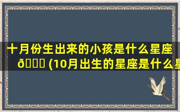 十月份生出来的小孩是什么星座 🍁 (10月出生的星座是什么星座)